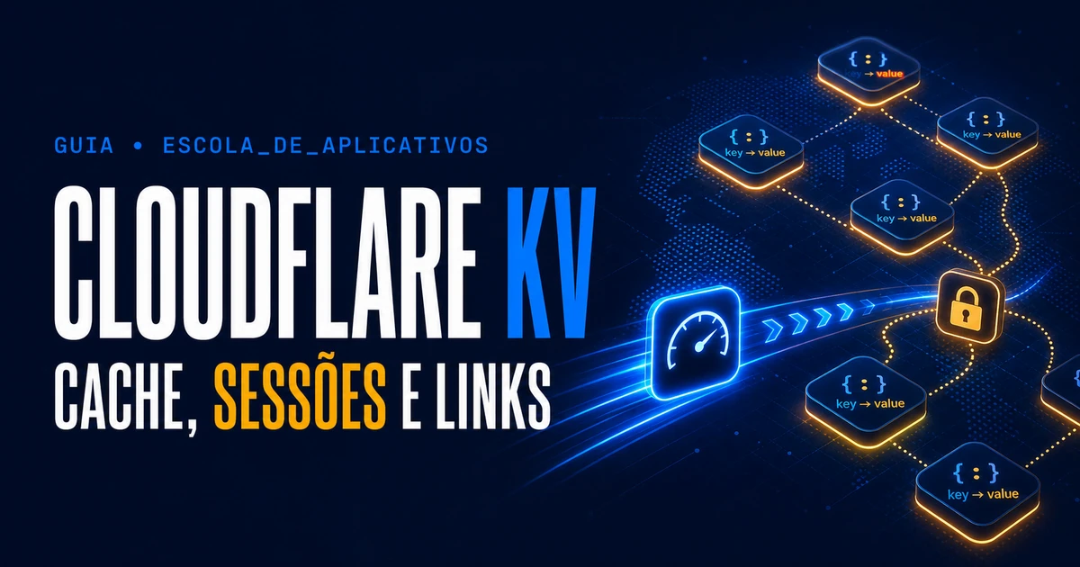 Cloudflare KV: cache, sessões e links curtos sem improviso