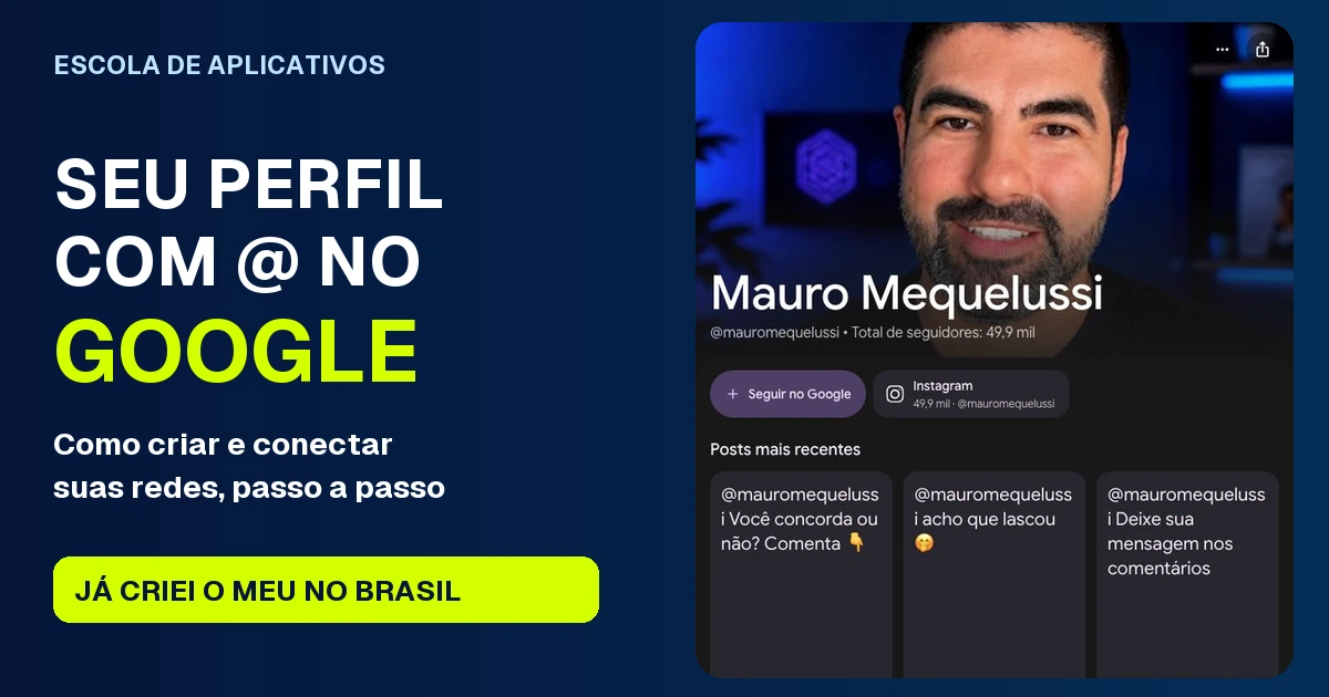 Perfil com @ no Google: como criar o seu passo a passo