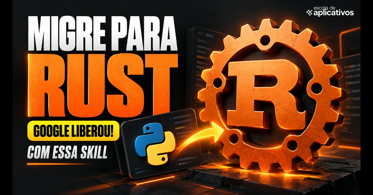 Skill do Google para migrar código para Rust: teste de Python 134× mais rápido