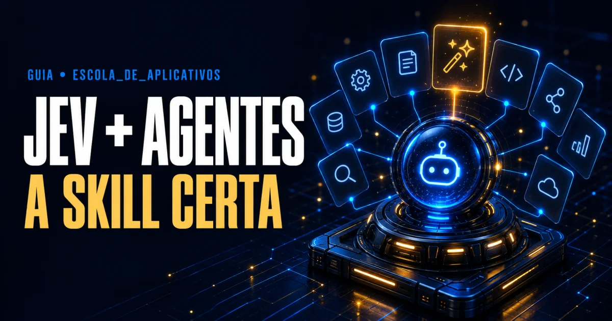 O agente que escolhe a skill antes de agir