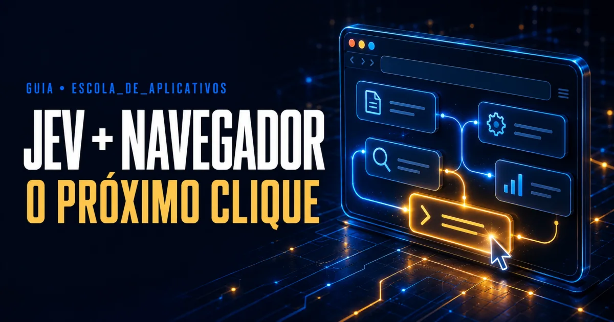 O próximo clique: Jev e os agentes que navegam