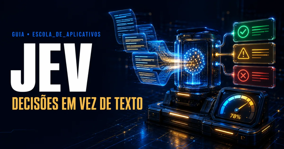 Quando a IA devolve decisões em vez de parágrafos