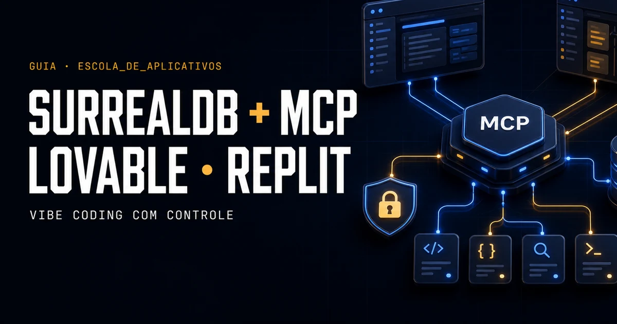 SurrealDB com Lovable, Replit e MCP: vibe coding sem expor seus dados