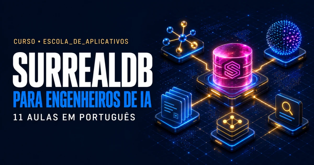Curso grátis de SurrealDB em português: RAG e agentes de IA